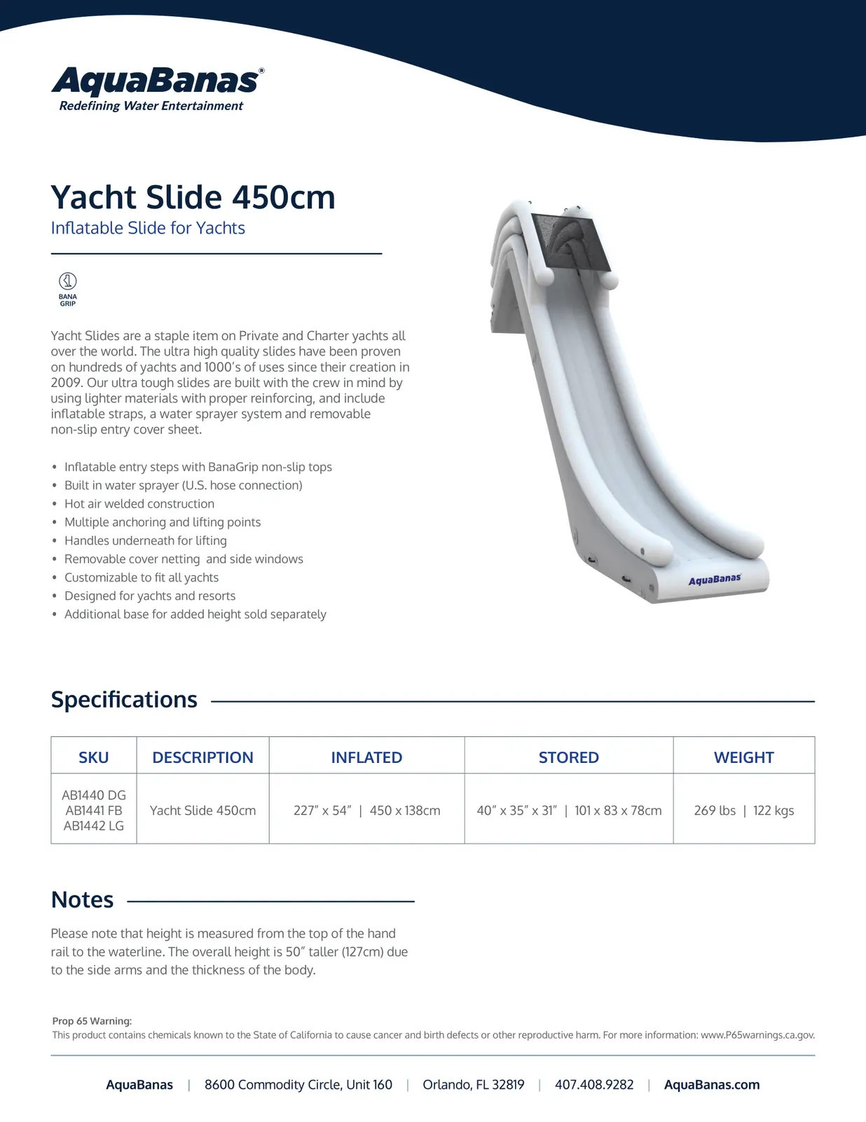Inflatable Yacht Slides 3