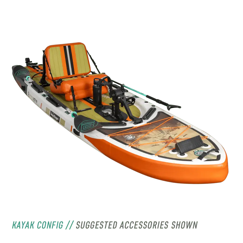 Rackham Aero 12′4″ Bug Slinger™ Backwater Inflatable Paddle Board Package 4